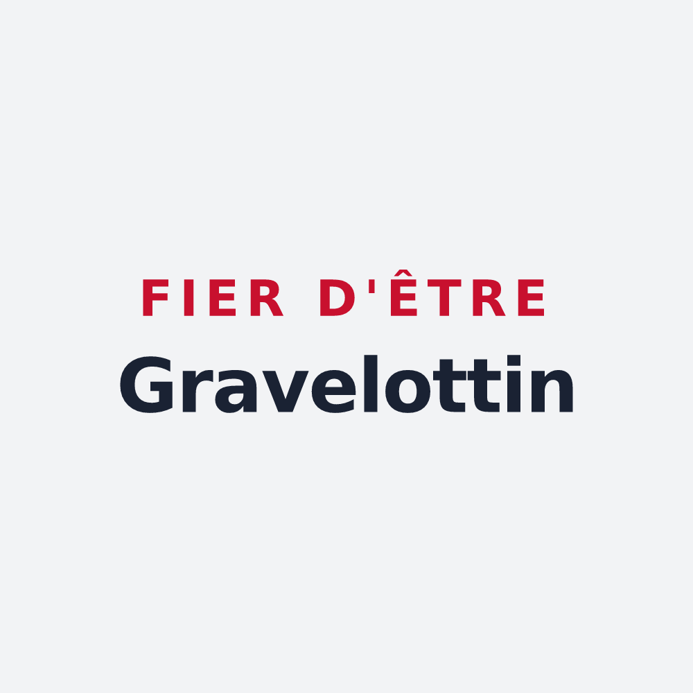 Poster « Fier d'être Gravelottin » — design pour Gravelotte