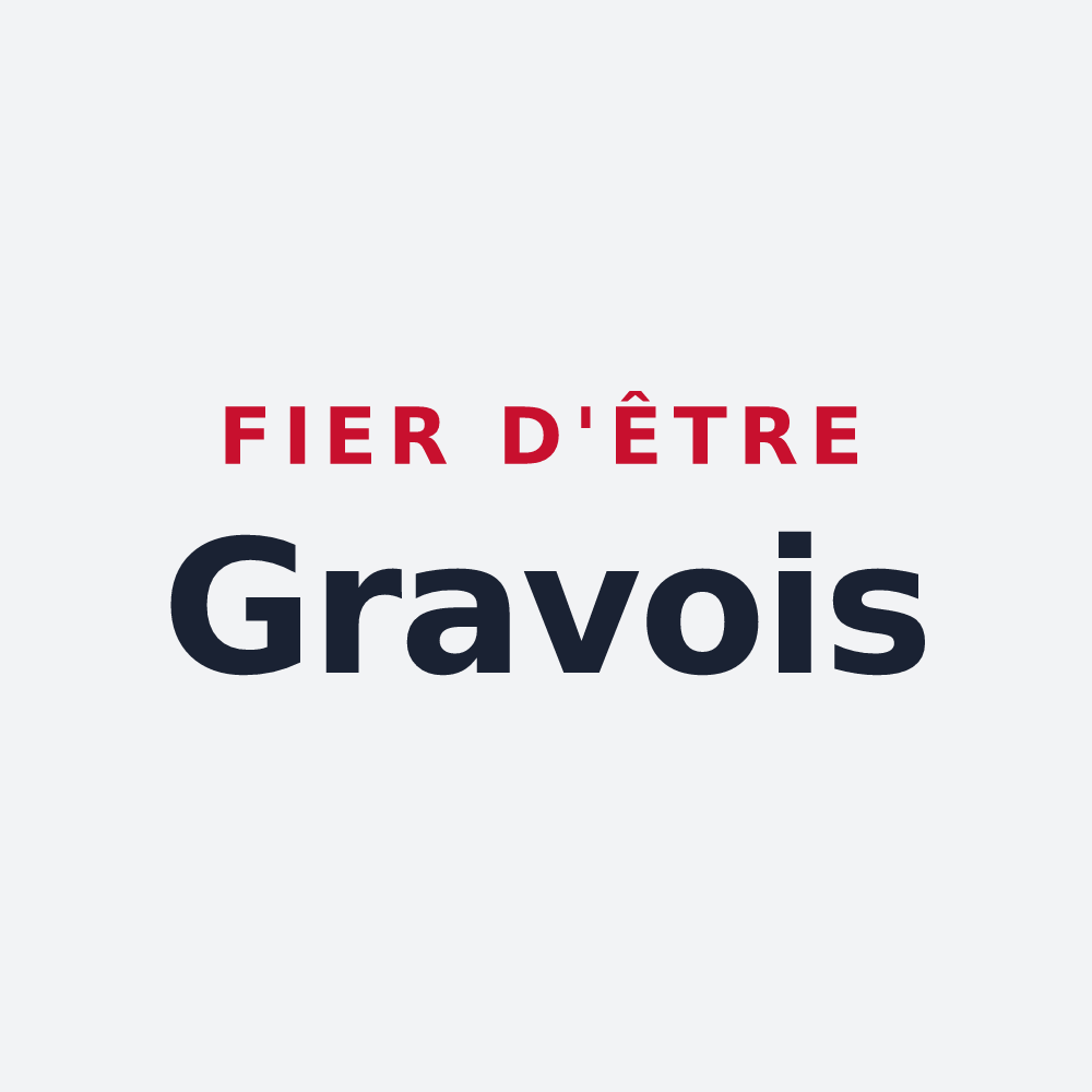 Poster « Fier d'être Gravois » — design pour Graves-Saint-Amant