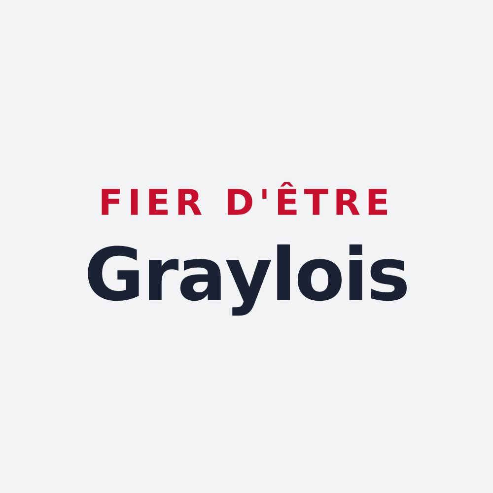 Poster « Fier d'être Graylois » — design pour Gray