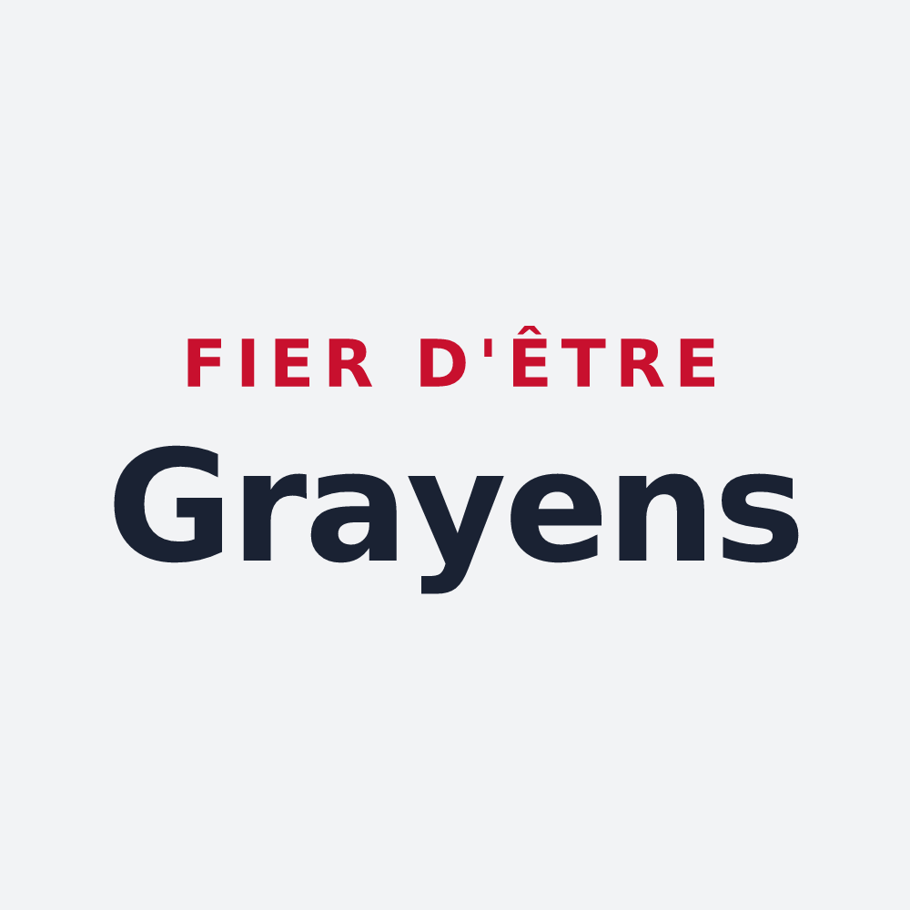 Poster « Fier d'être Grayens » — design pour Graye-sur-Mer
