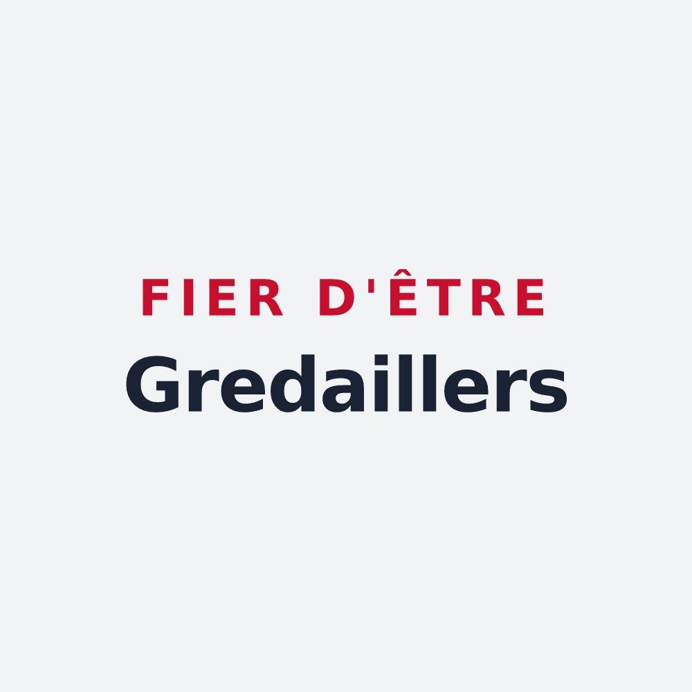 Poster « Fier d'être Gredaillers » — design pour Gredisans