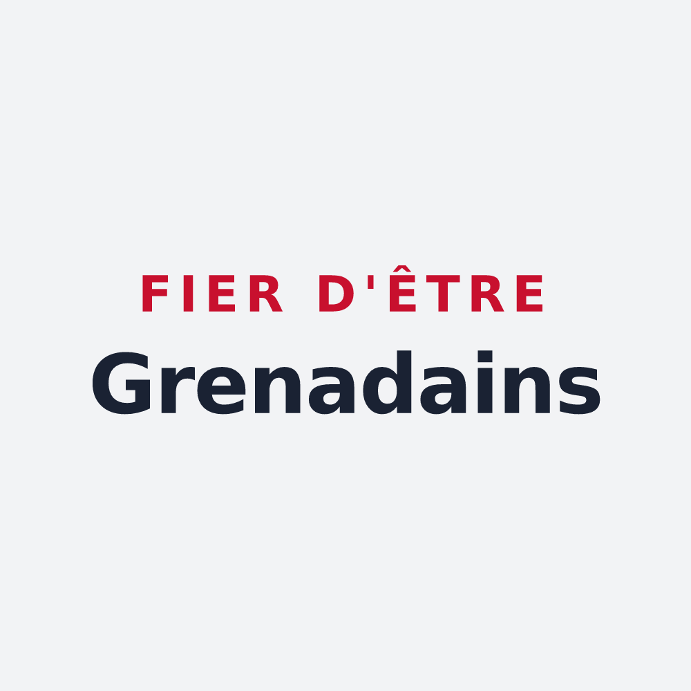 Poster « Fier d'être Grenadains » — design pour Grenade