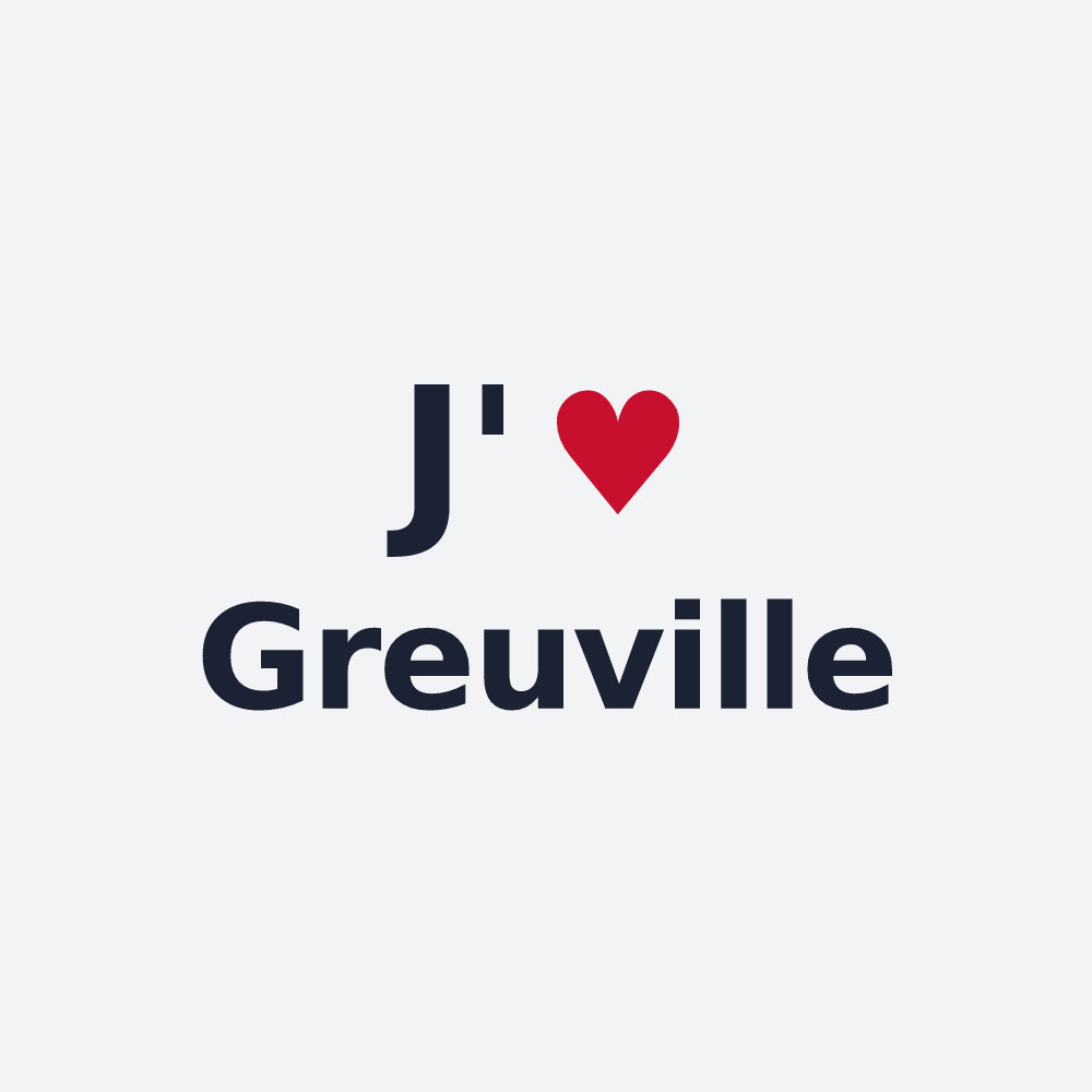 Poster personnalisé Greuville — design J'aime Greuville