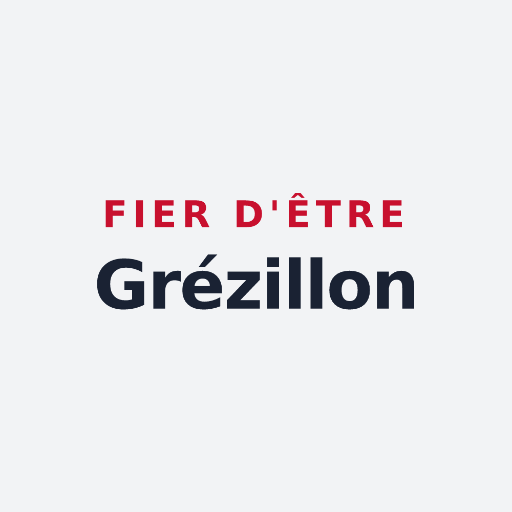 Poster « Fier d'être Grézillon » — design pour Grez-en-Bouère
