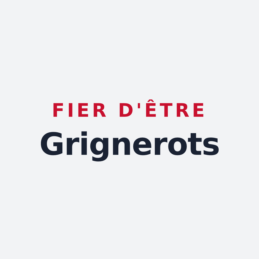 Poster « Fier d'être Grignerots » — design pour Grigny-sur-Rhône