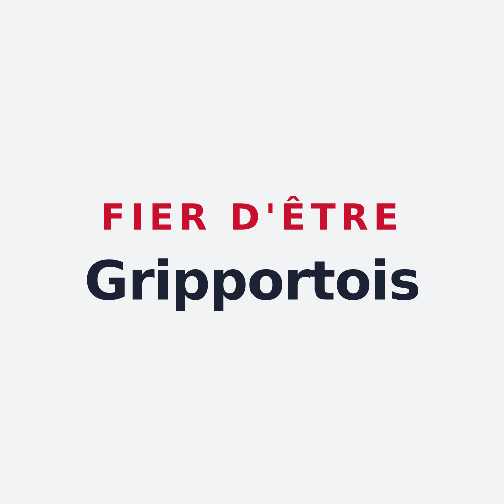 Poster « Fier d'être Gripportois » — design pour Gripport