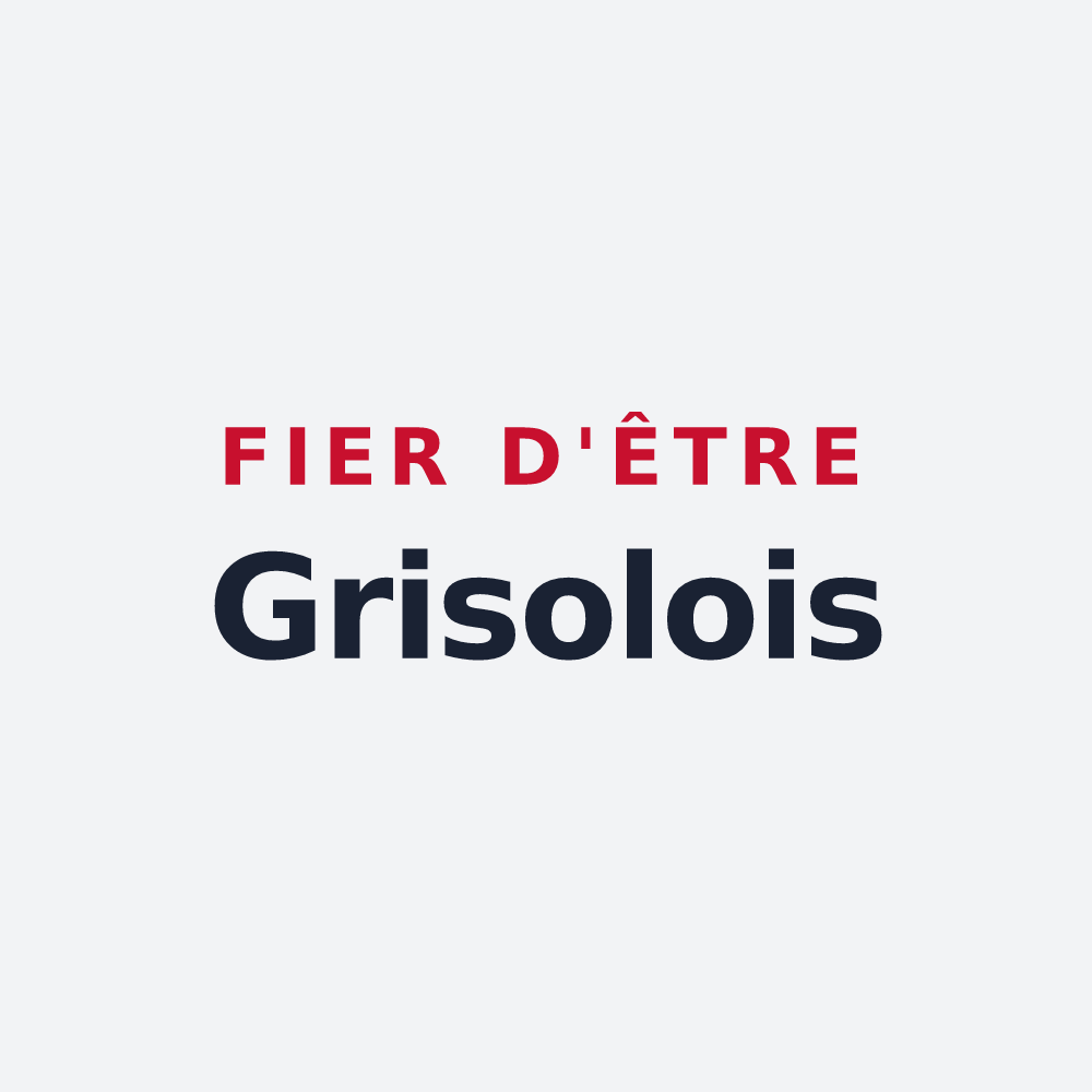 Poster « Fier d'être Grisolois » — design pour Grisolles