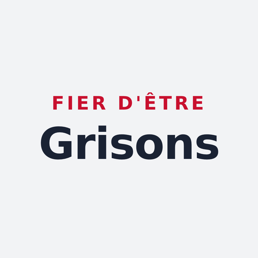 Poster « Fier d'être Grisons » — design pour Grisy-sur-Seine
