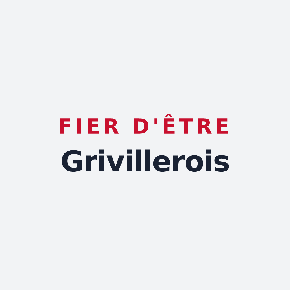 Poster « Fier d'être Grivillerois » — design pour Grivillers