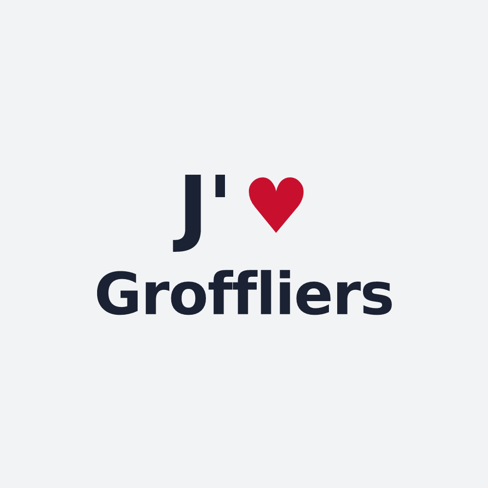 Poster personnalisé Groffliers — design J'aime Groffliers