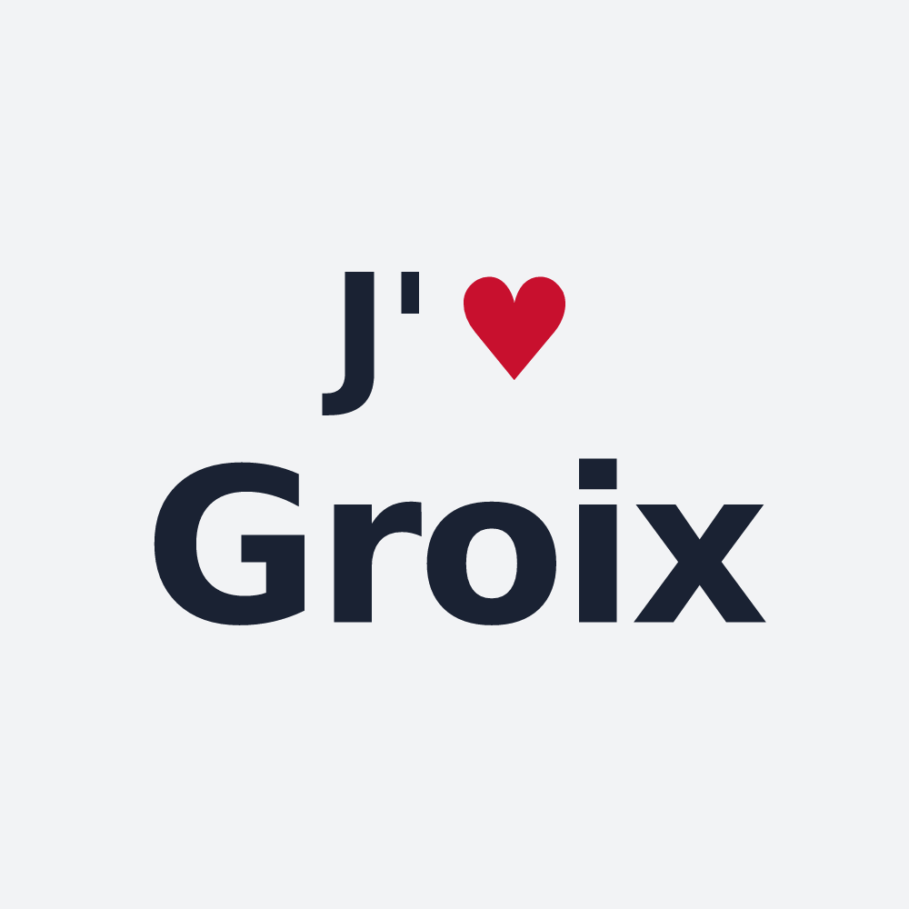 Poster personnalisé Groix — design J'aime Groix