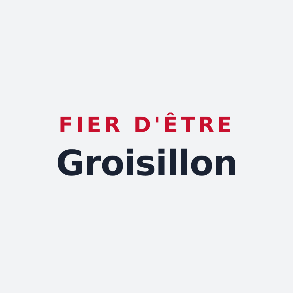 Poster « Fier d'être Groisillon » — design pour Groix