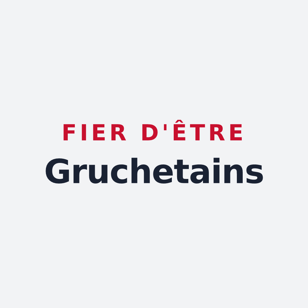 Poster « Fier d'être Gruchetains » — design pour Gruchet-le-Valasse