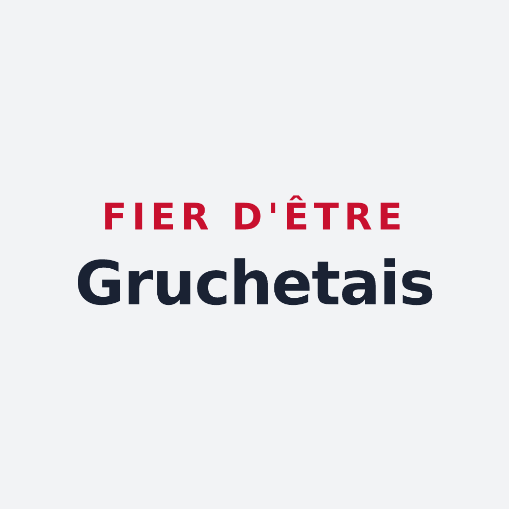 Poster « Fier d'être Gruchetais » — design pour Gruchet-Saint-Siméon