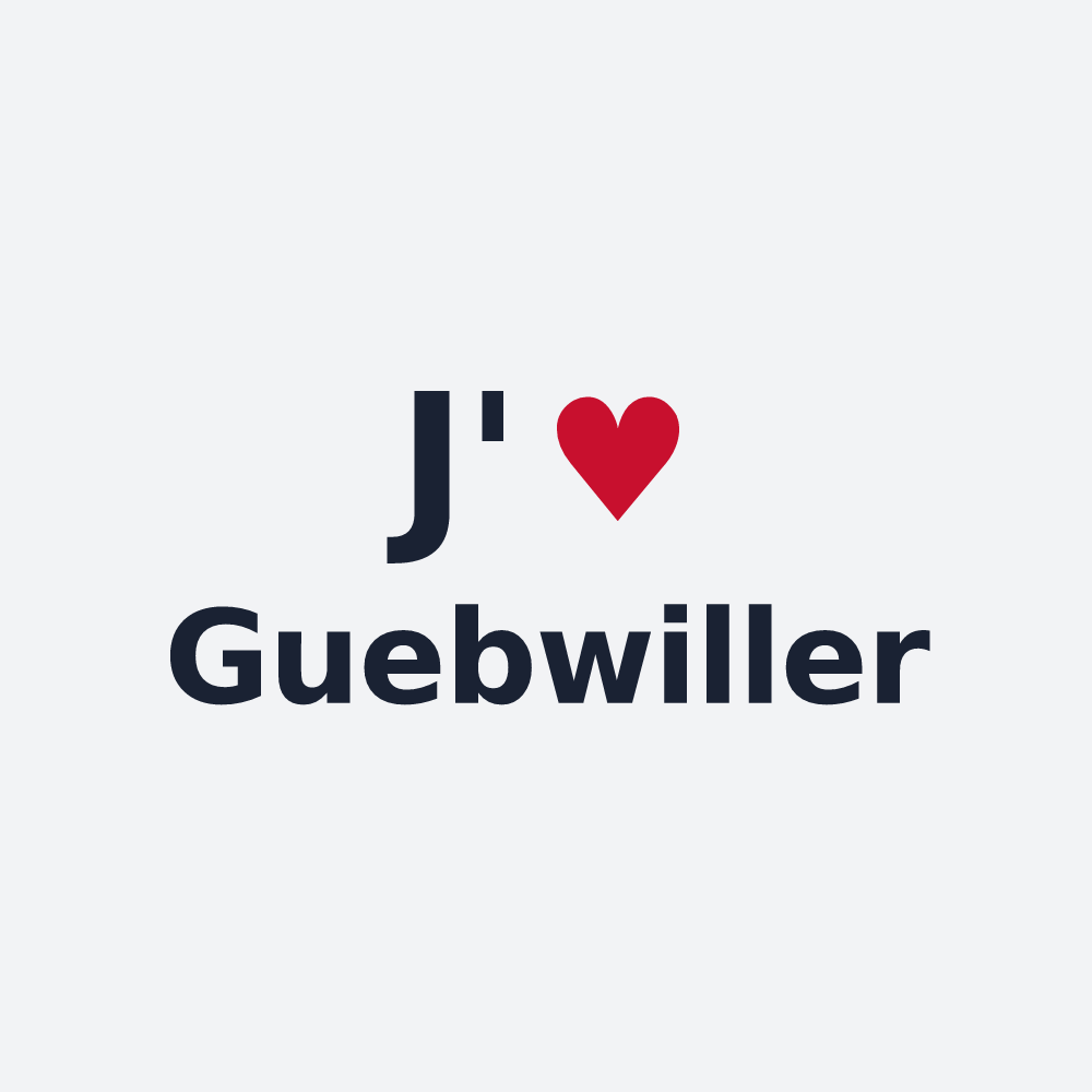 Poster personnalisé Guebwiller — design J'aime Guebwiller