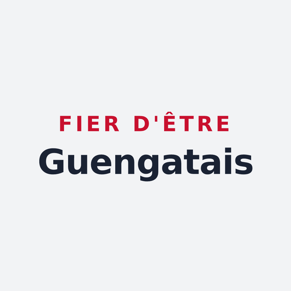 Poster « Fier d'être Guengatais » — design pour Guengat