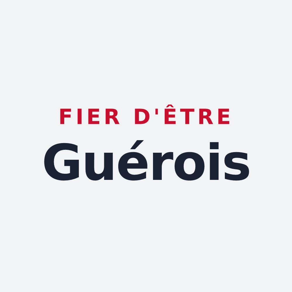 Poster « Fier d'être Guérois » — design pour Guer