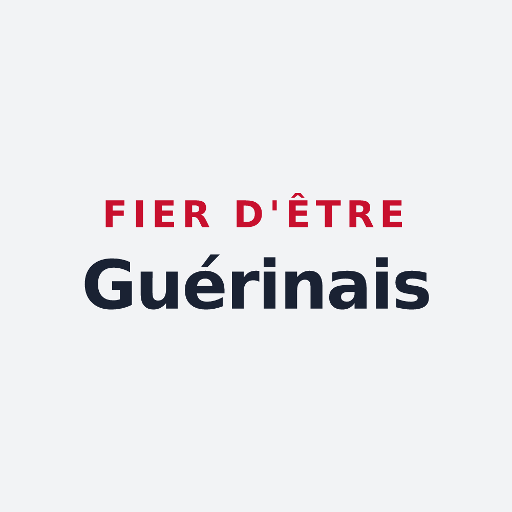 Poster « Fier d'être Guérinais » — design pour Guérin