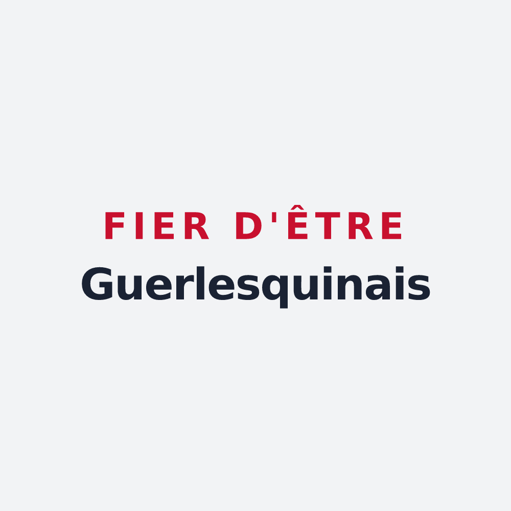 Poster « Fier d'être Guerlesquinais » — design pour Guerlesquin