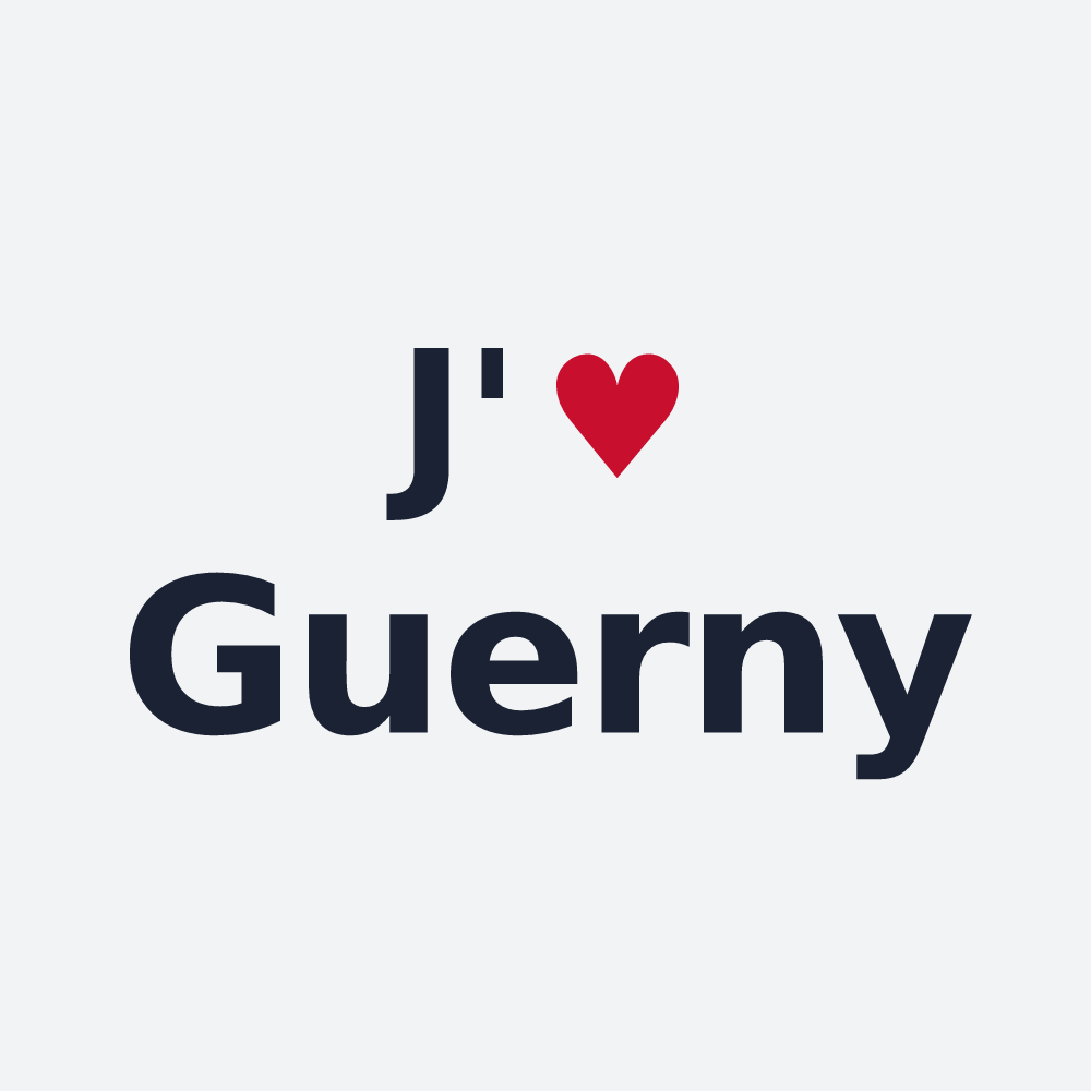 Poster personnalisé Guerny — design J'aime Guerny