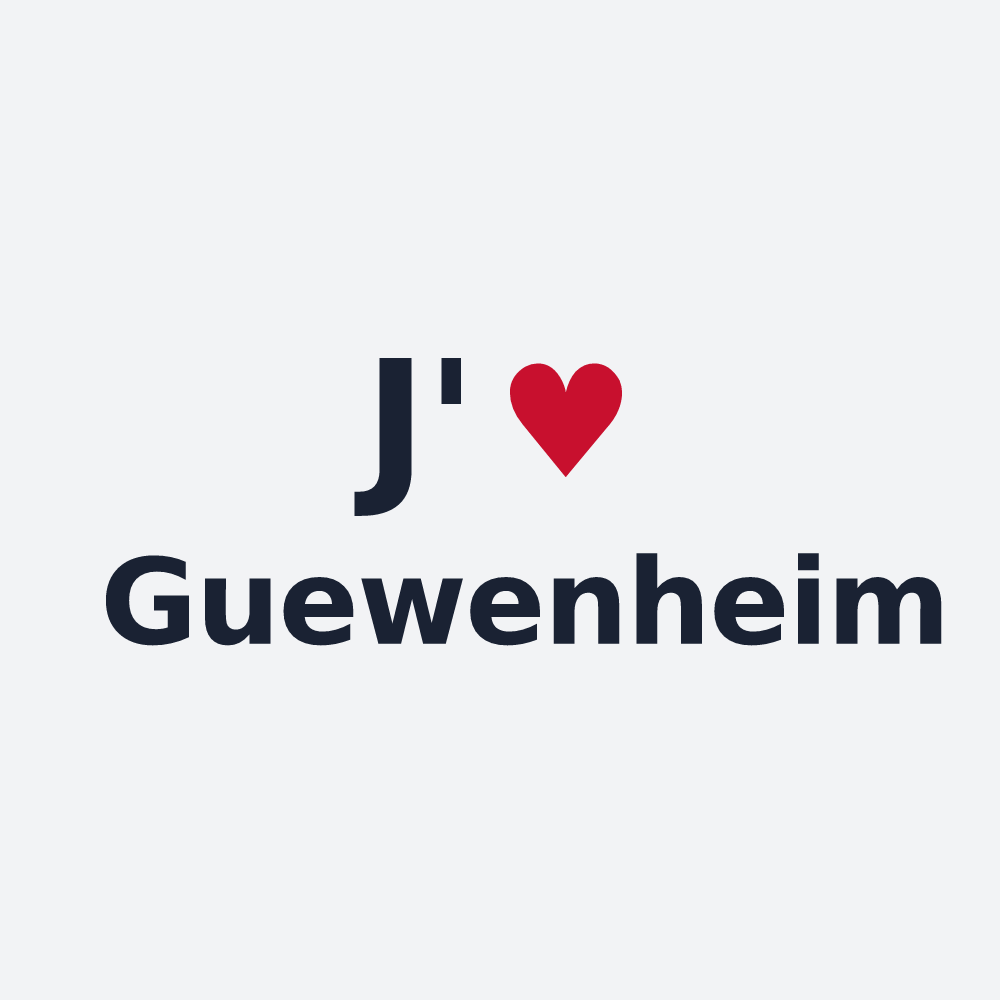 Poster personnalisé Guewenheim — design J'aime Guewenheim