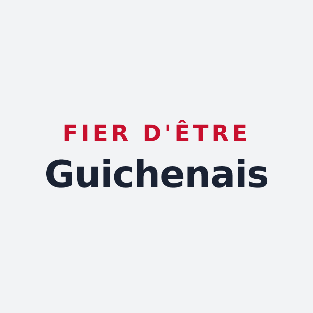 Poster « Fier d'être Guichenais » — design pour Guichen