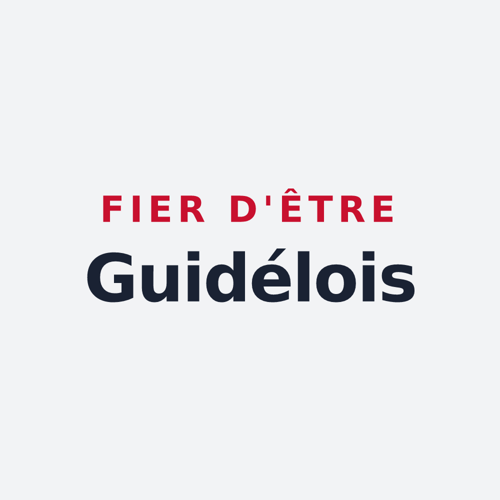 Poster « Fier d'être Guidélois » — design pour Guidel