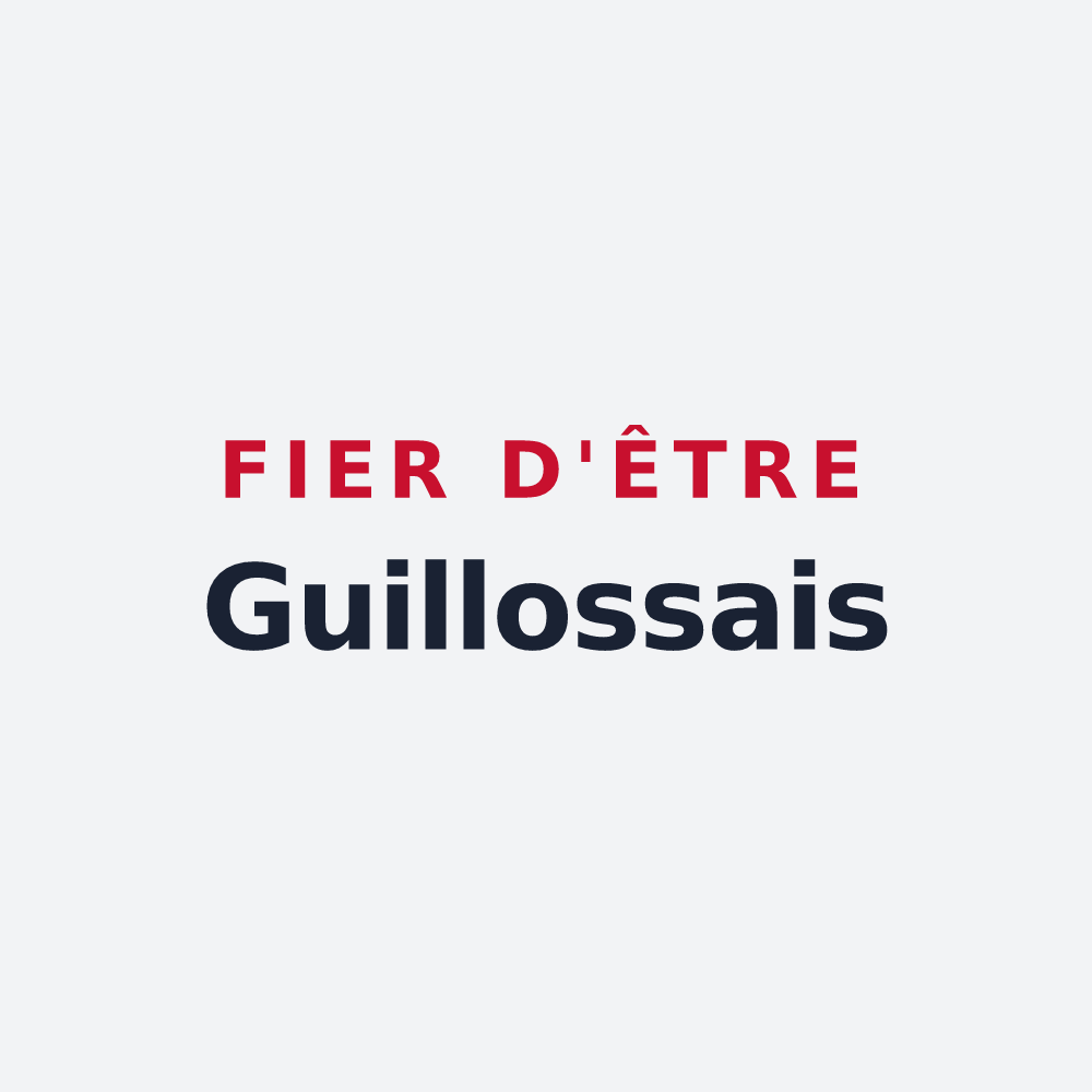 Poster « Fier d'être Guillossais » — design pour Guillos