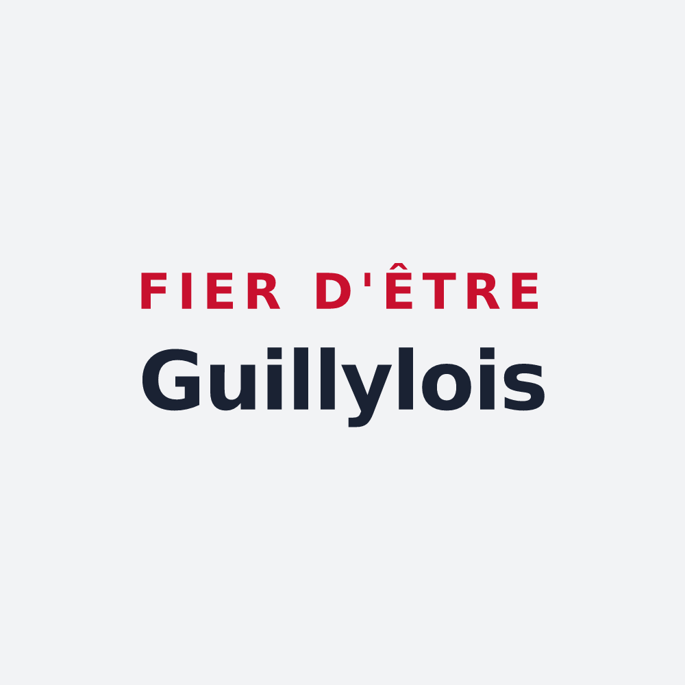 Poster « Fier d'être Guillylois » — design pour Guilly