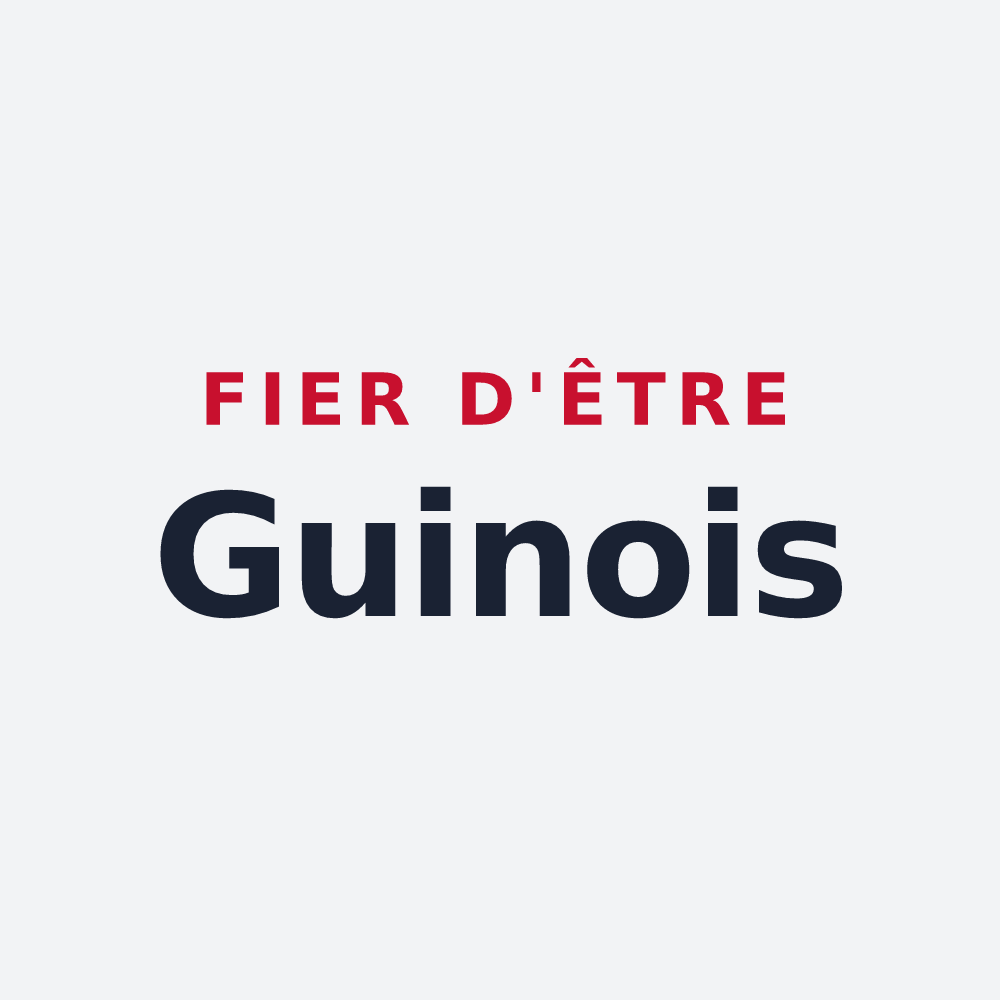 Poster « Fier d'être Guinois » — design pour Guînes