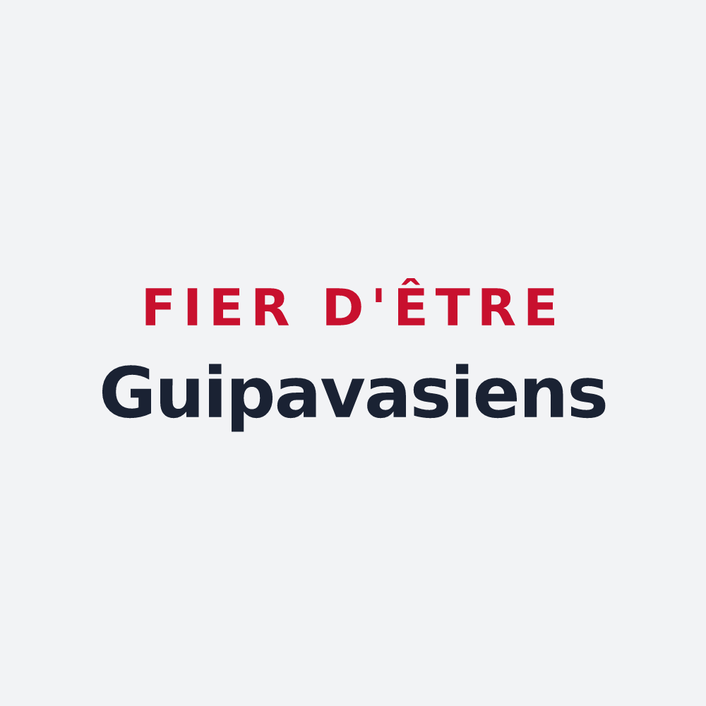 Poster « Fier d'être Guipavasiens » — design pour Guipavas