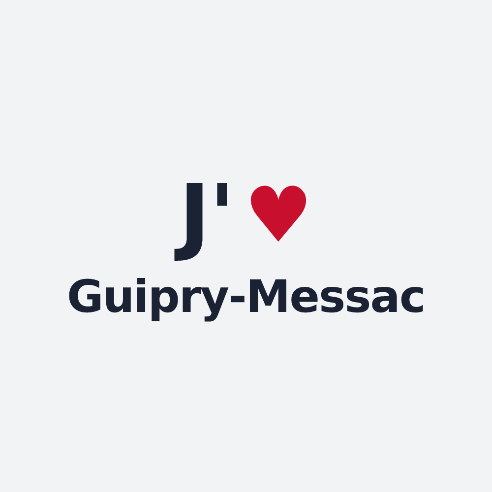 Poster personnalisé Guipry-Messac — design J'aime Guipry-Messac