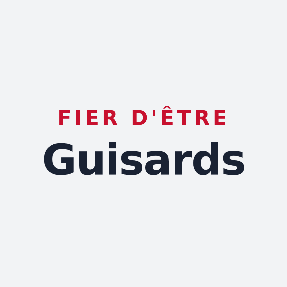 Poster « Fier d'être Guisards » — design pour Guise