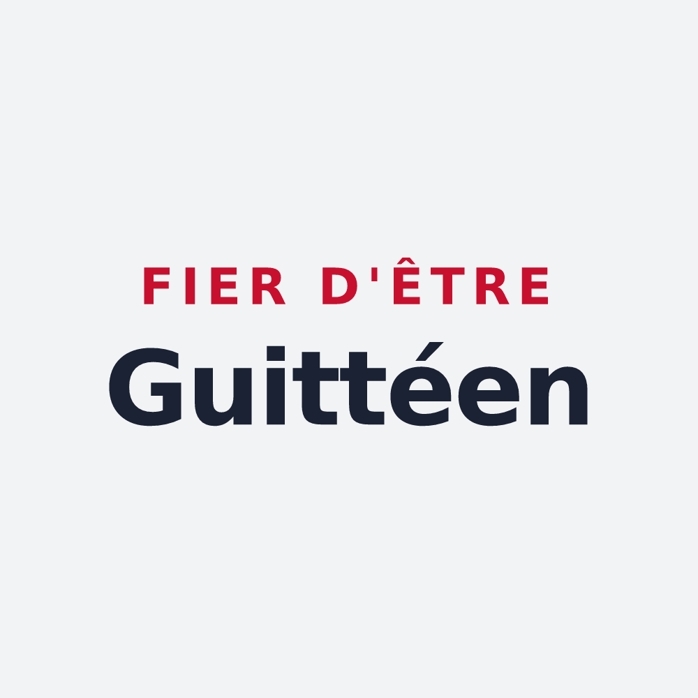 Poster « Fier d'être Guittéen » — design pour Guitté
