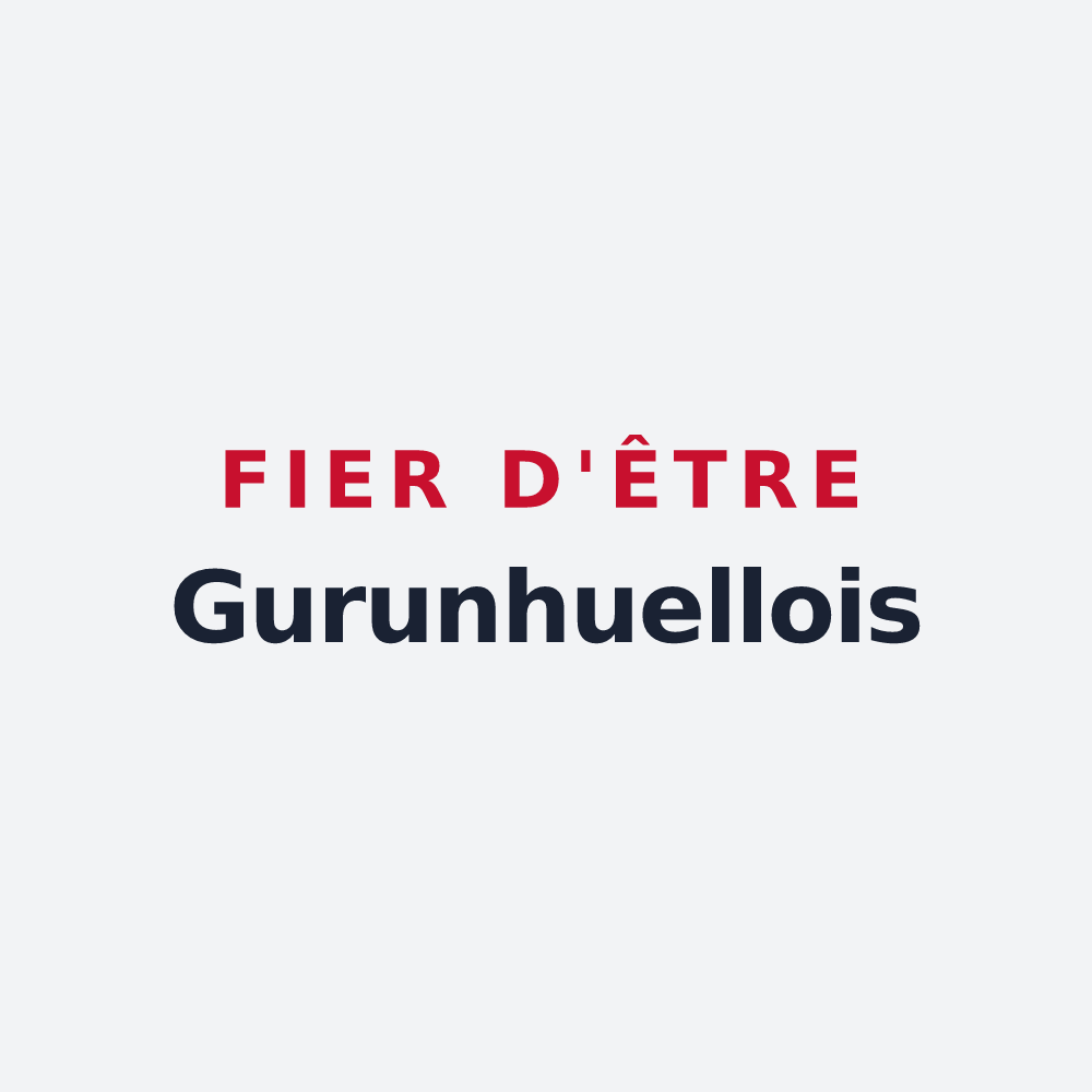 Poster « Fier d'être Gurunhuellois » — design pour Gurunhuel