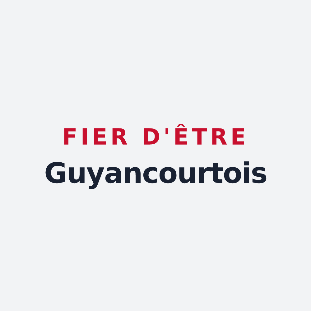 Poster « Fier d'être Guyancourtois » — design pour Guyancourt