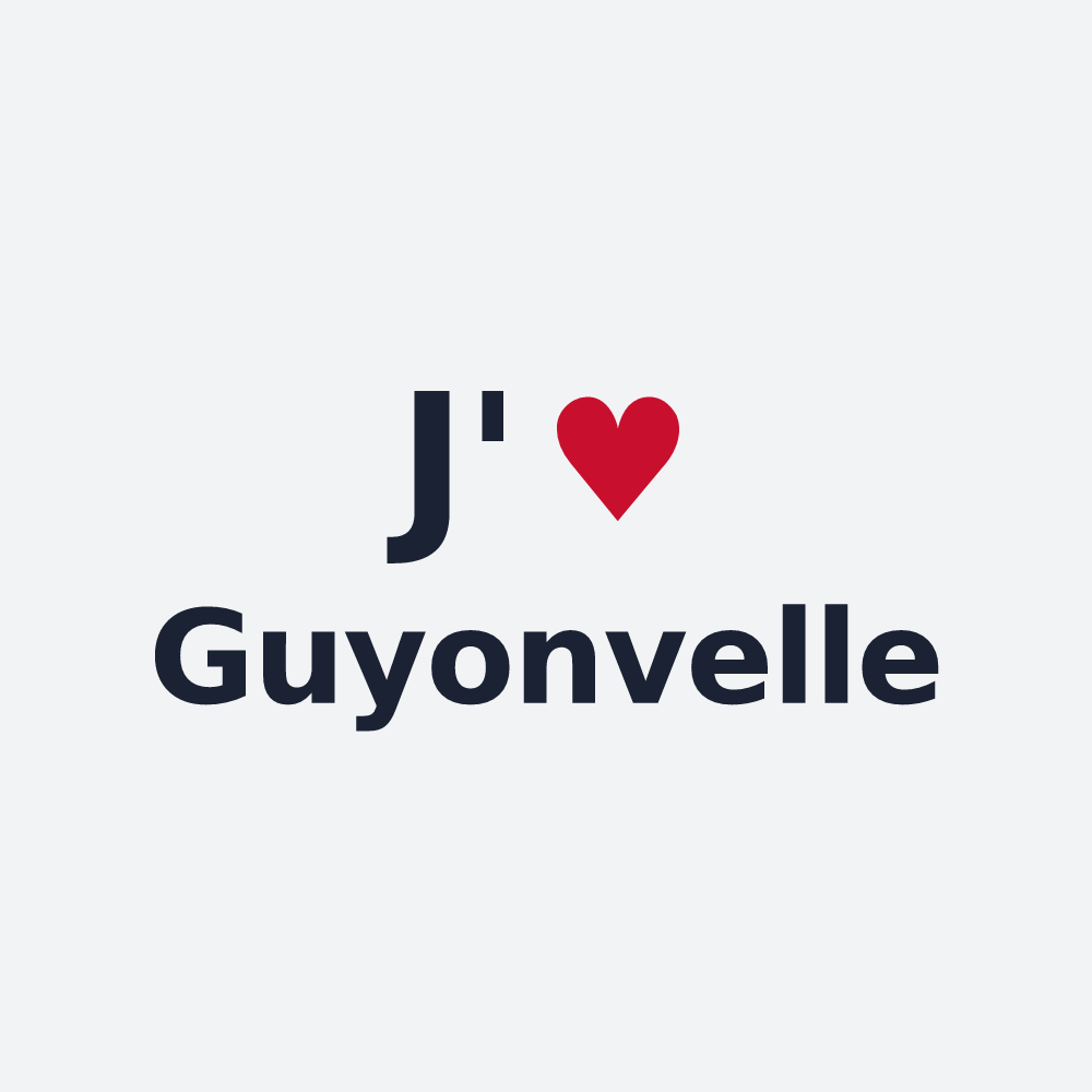 Poster personnalisé Guyonvelle — design J'aime Guyonvelle