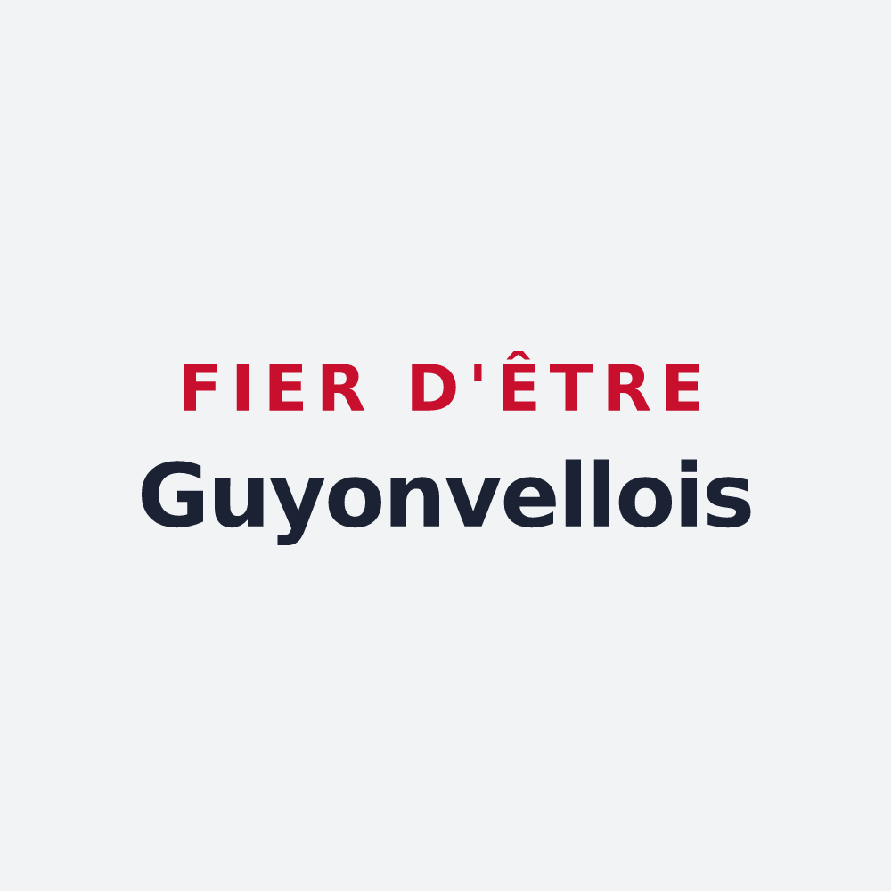 Poster « Fier d'être Guyonvellois » — design pour Guyonvelle