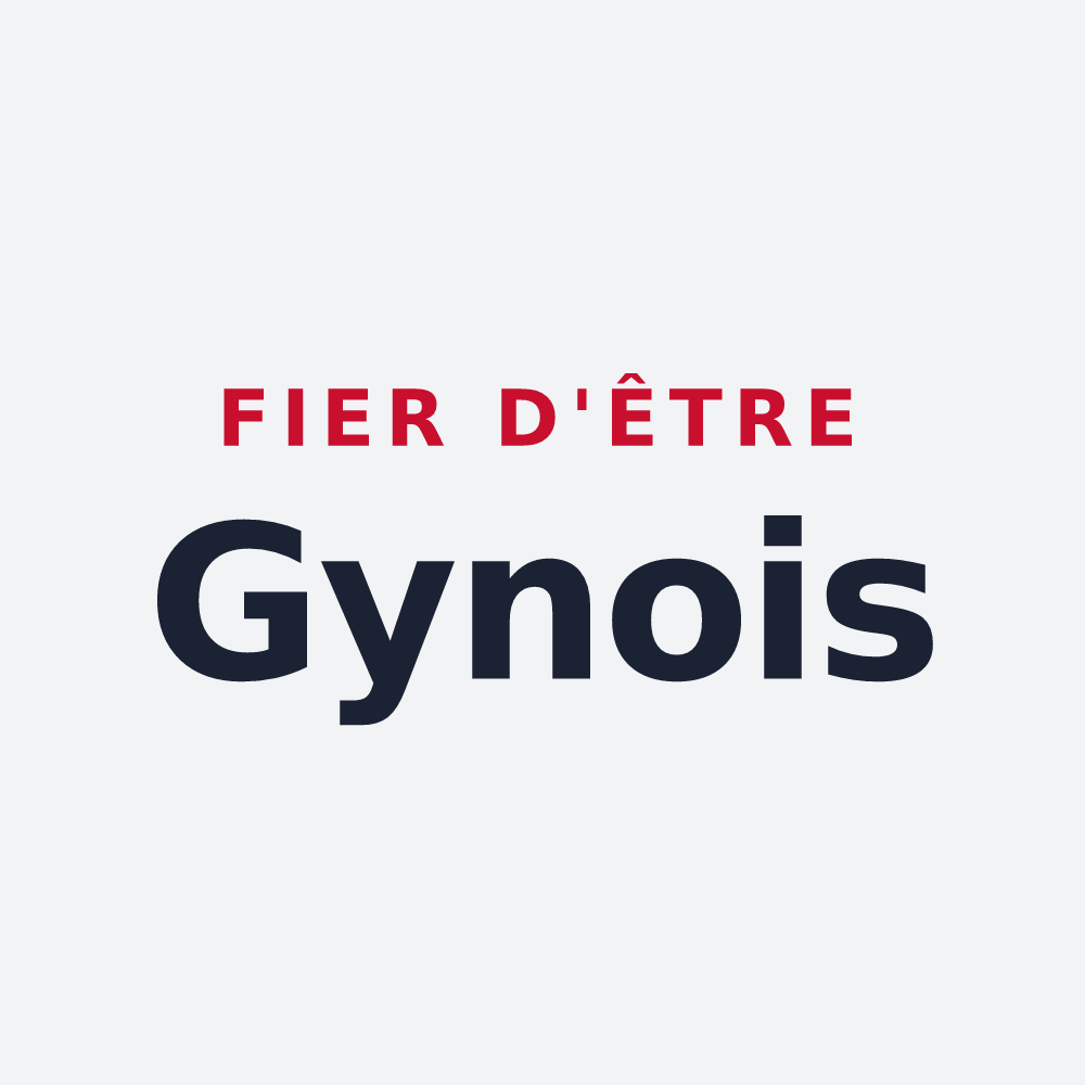 Poster « Fier d'être Gynois » — design pour Gye