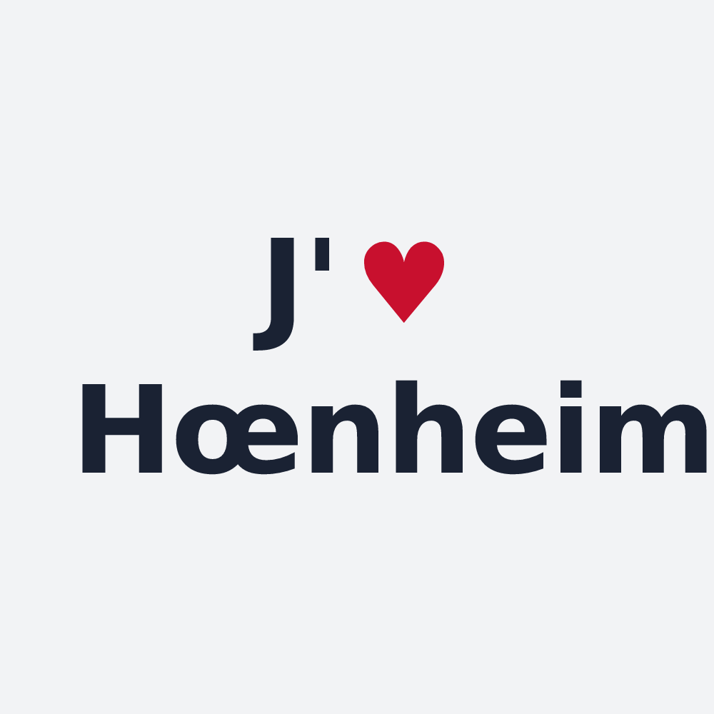 Poster personnalisé Hœnheim — design J'aime Hœnheim