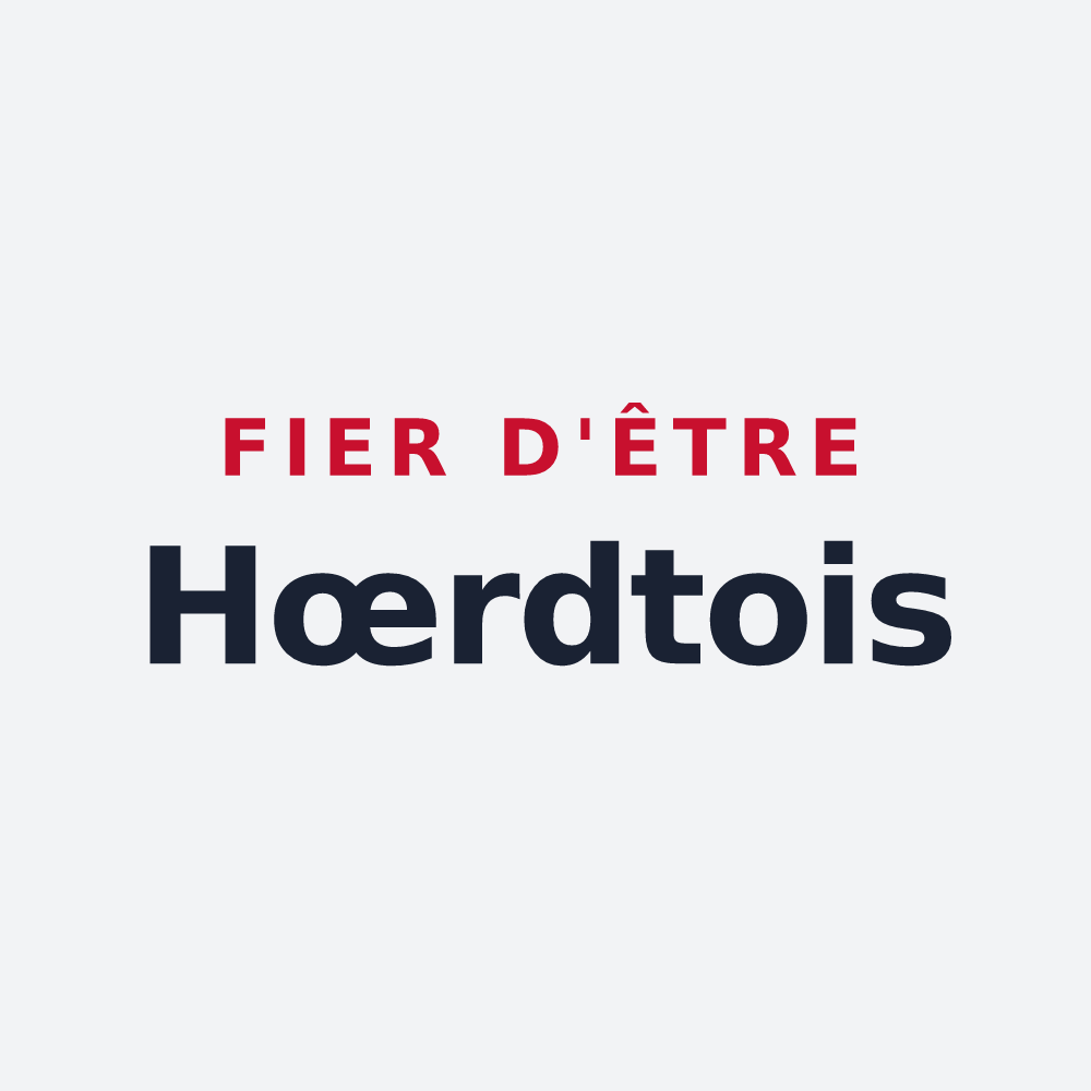 Poster « Fier d'être Hœrdtois » — design pour Hœrdt