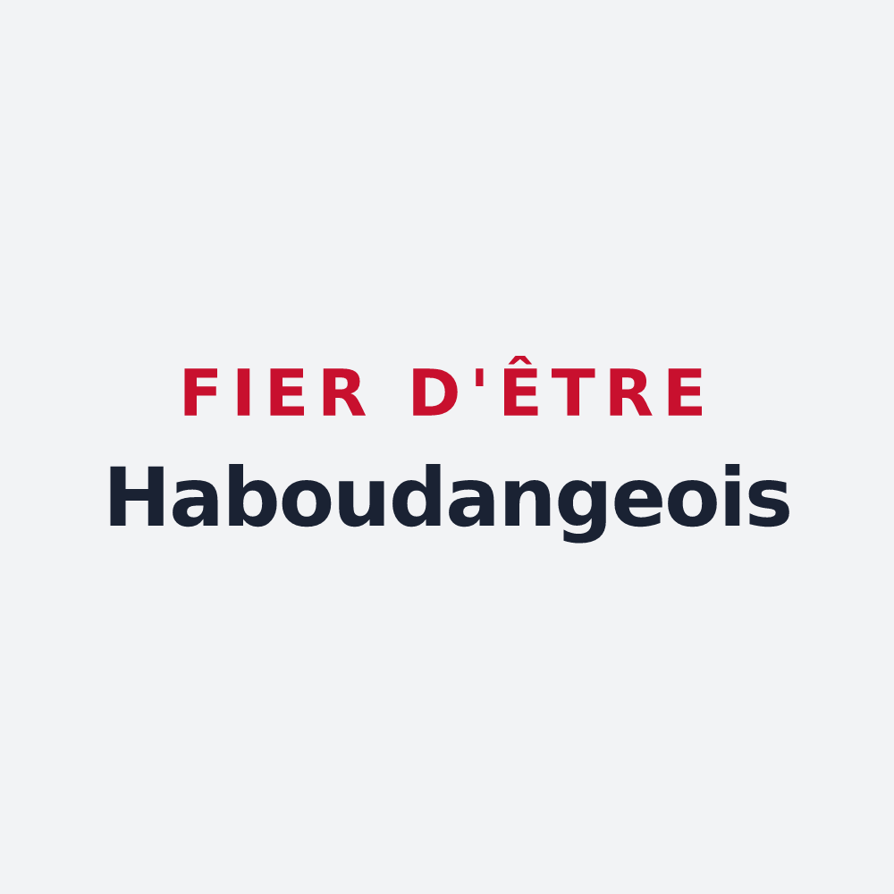 Poster « Fier d'être Haboudangeois » — design pour Haboudange