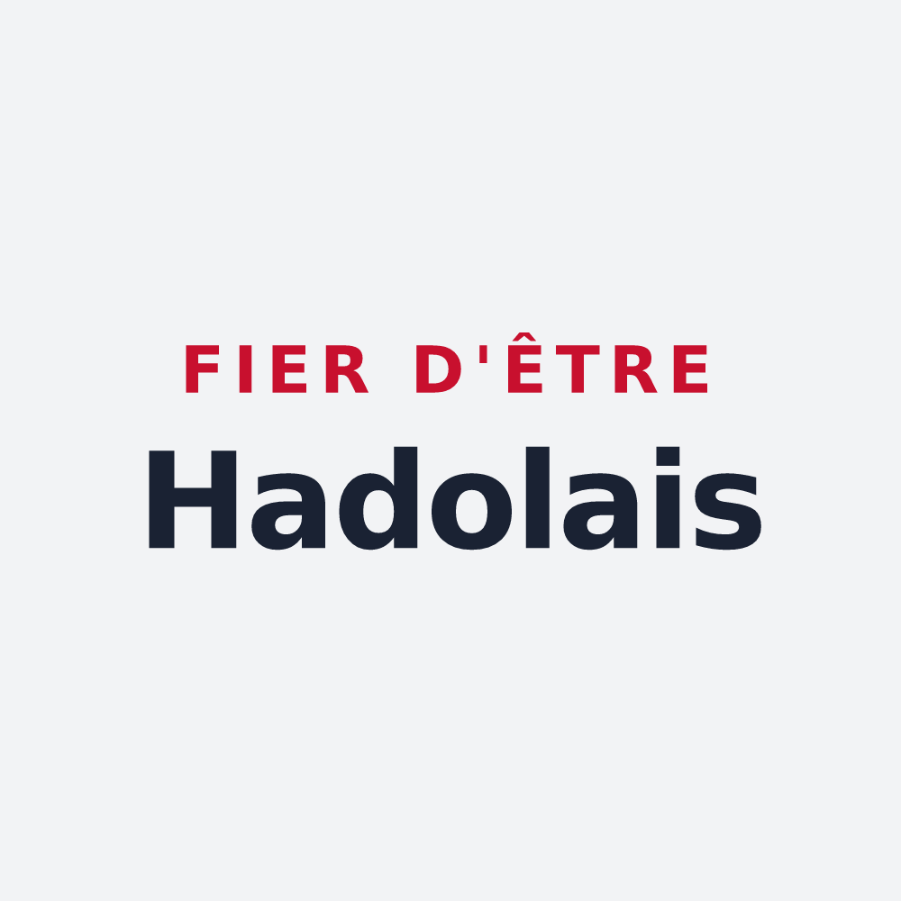 Poster « Fier d'être Hadolais » — design pour Hadol