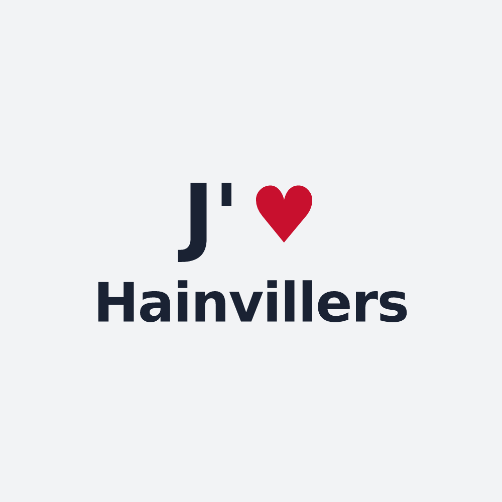 Poster personnalisé Hainvillers — design J'aime Hainvillers
