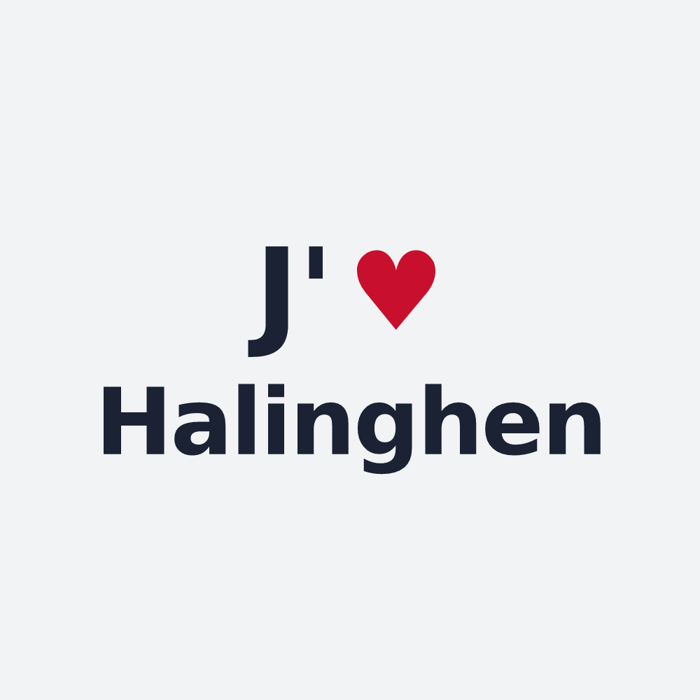 Poster personnalisé Halinghen — design J'aime Halinghen