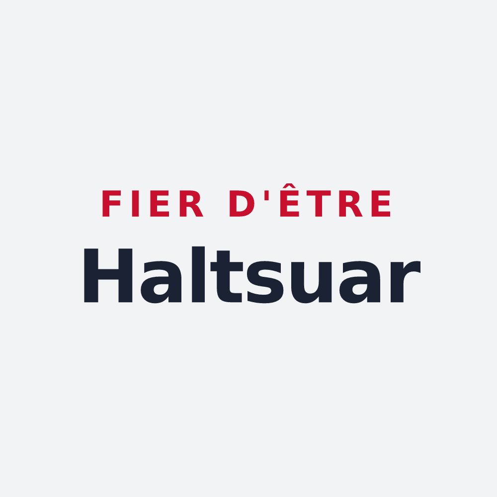 Poster « Fier d'être Haltsuar » — design pour Halsou