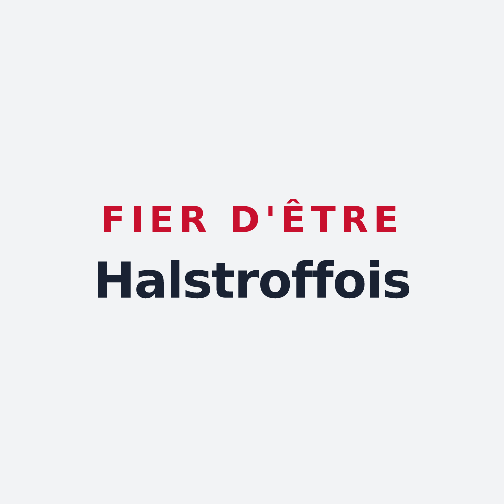 Poster « Fier d'être Halstroffois » — design pour Halstroff