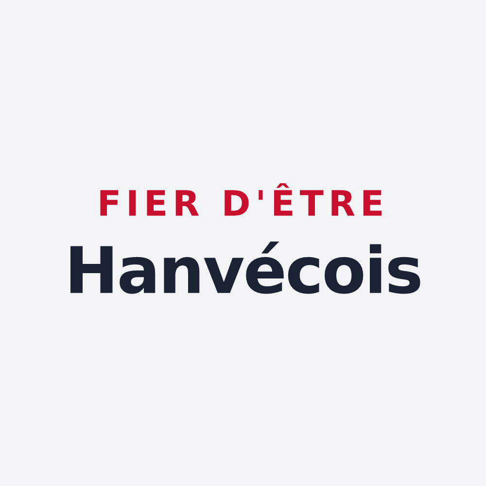Poster « Fier d'être Hanvécois » — design pour Hanvec