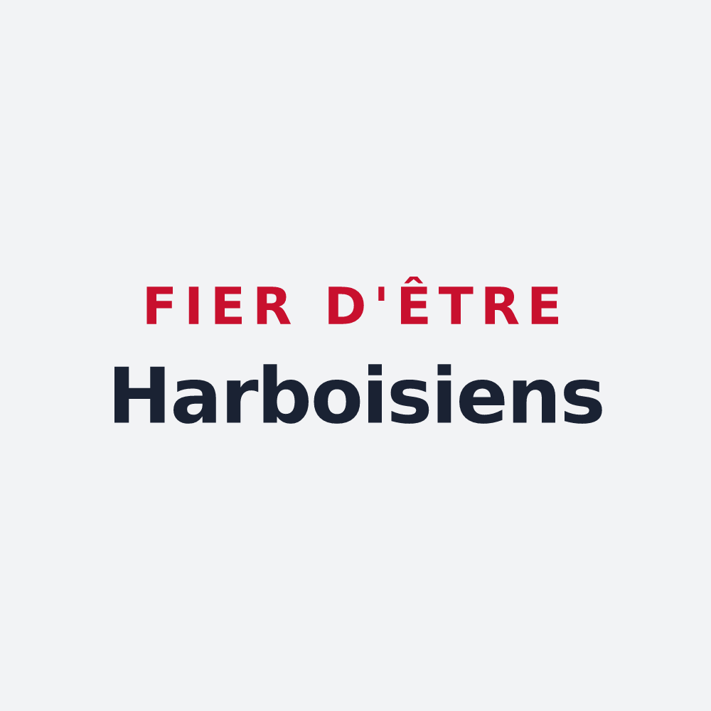 Poster « Fier d'être Harboisiens » — design pour Harbouey