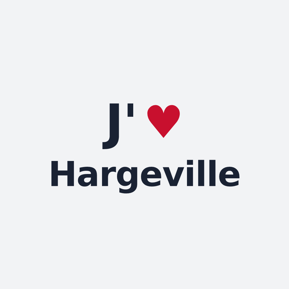 Poster personnalisé Hargeville — design J'aime Hargeville
